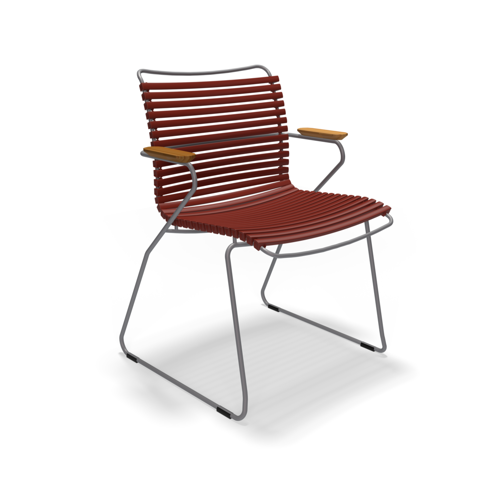 DINING CHAIR // Paprika // Bamboo armrests
