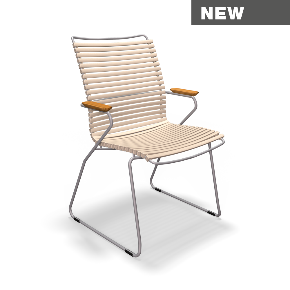 DINING CHAIR TALL BACK // Beige