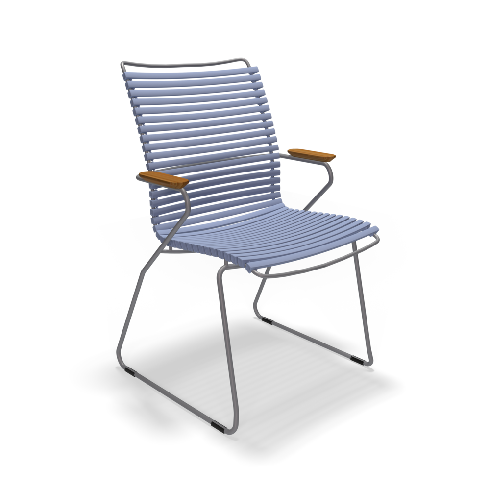 DINING CHAIR TALL BACK // Pigeon Blue