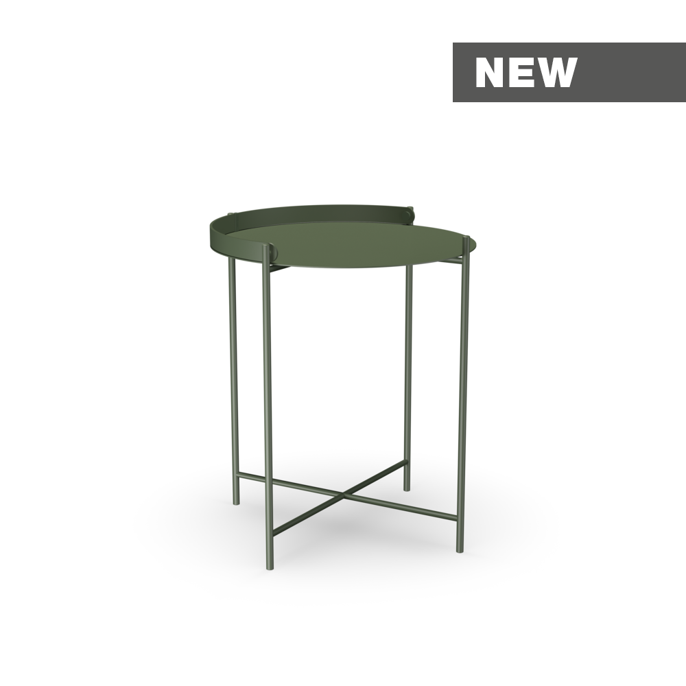 TRAY TABLE Ø46,5 // Olive green