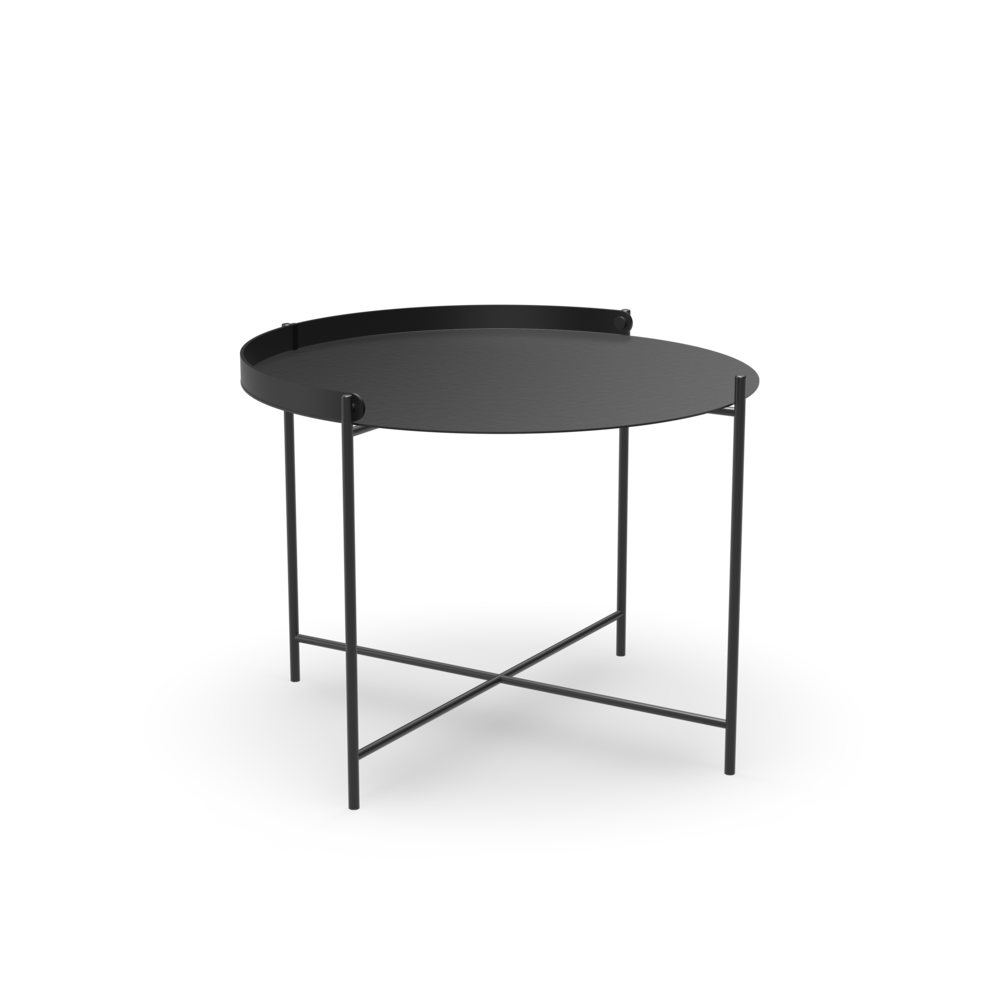 Tray table Ø62 // Black