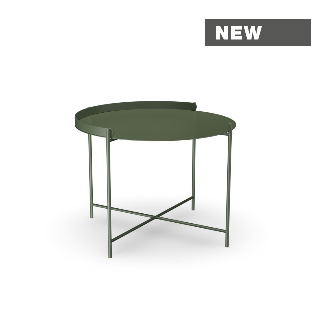 TRAY TABLE Ø62 // Olive green