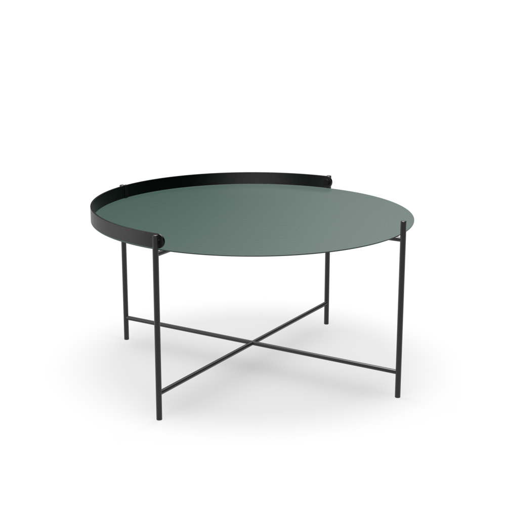 Tray table Ø76 // Pine green