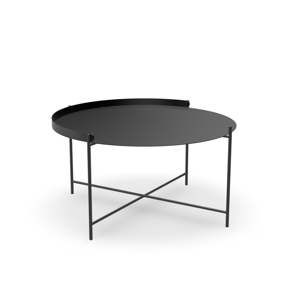 TRAY TABLE Ø76 // Black