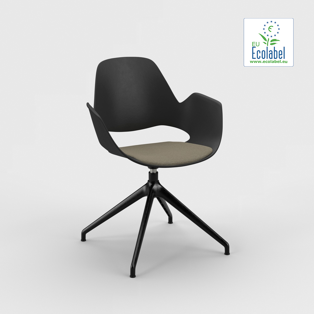 FALK with armrest and padded seat SWIVEL