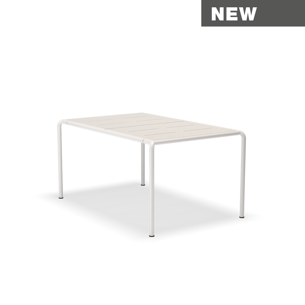 AVANTI Dining table // 153x98 // Aluminum