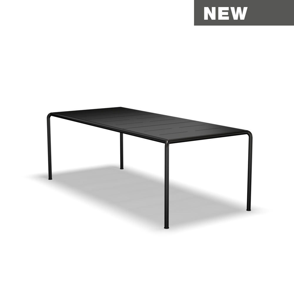 AVANTI Dining table // 222x98 // Aluminum