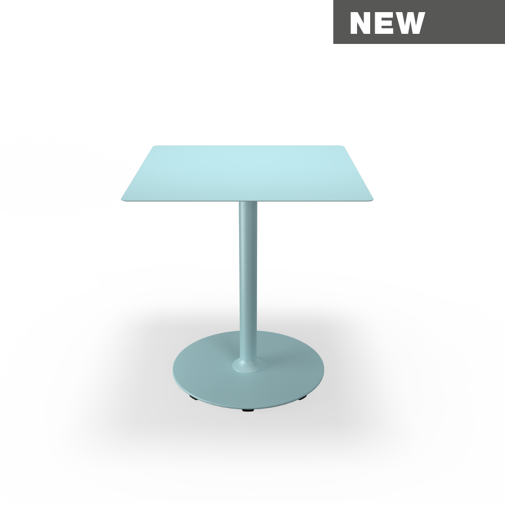 CAFÈ TABLE // 70x70 // Ice blue