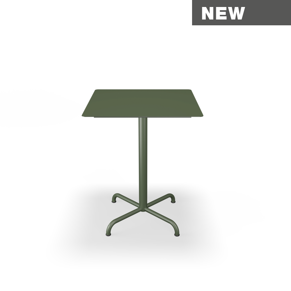 CAFÈ TABLE // 60x60 // Olive green