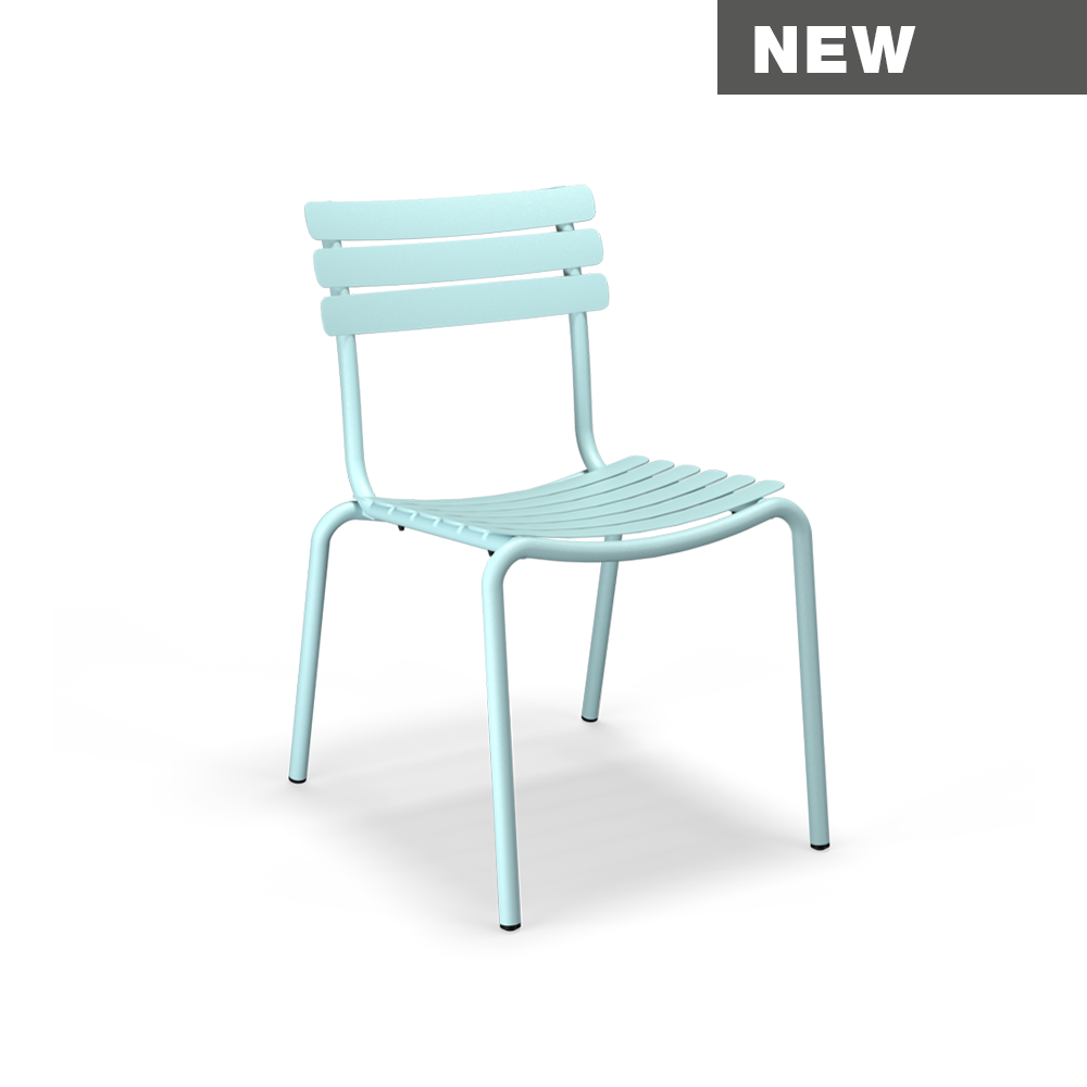 DINING CHAIR without armrest // Ice blue