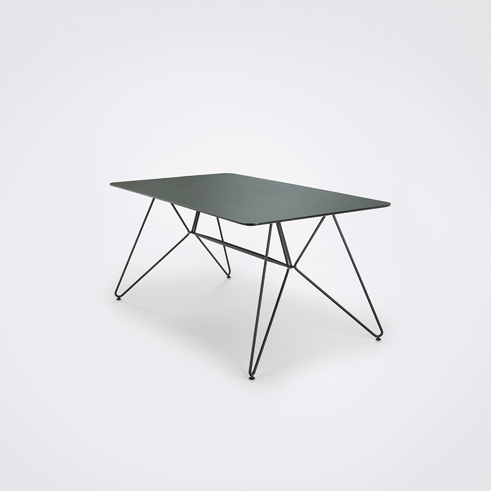 DINING TABLE 160cm // Dark Green Linoleum