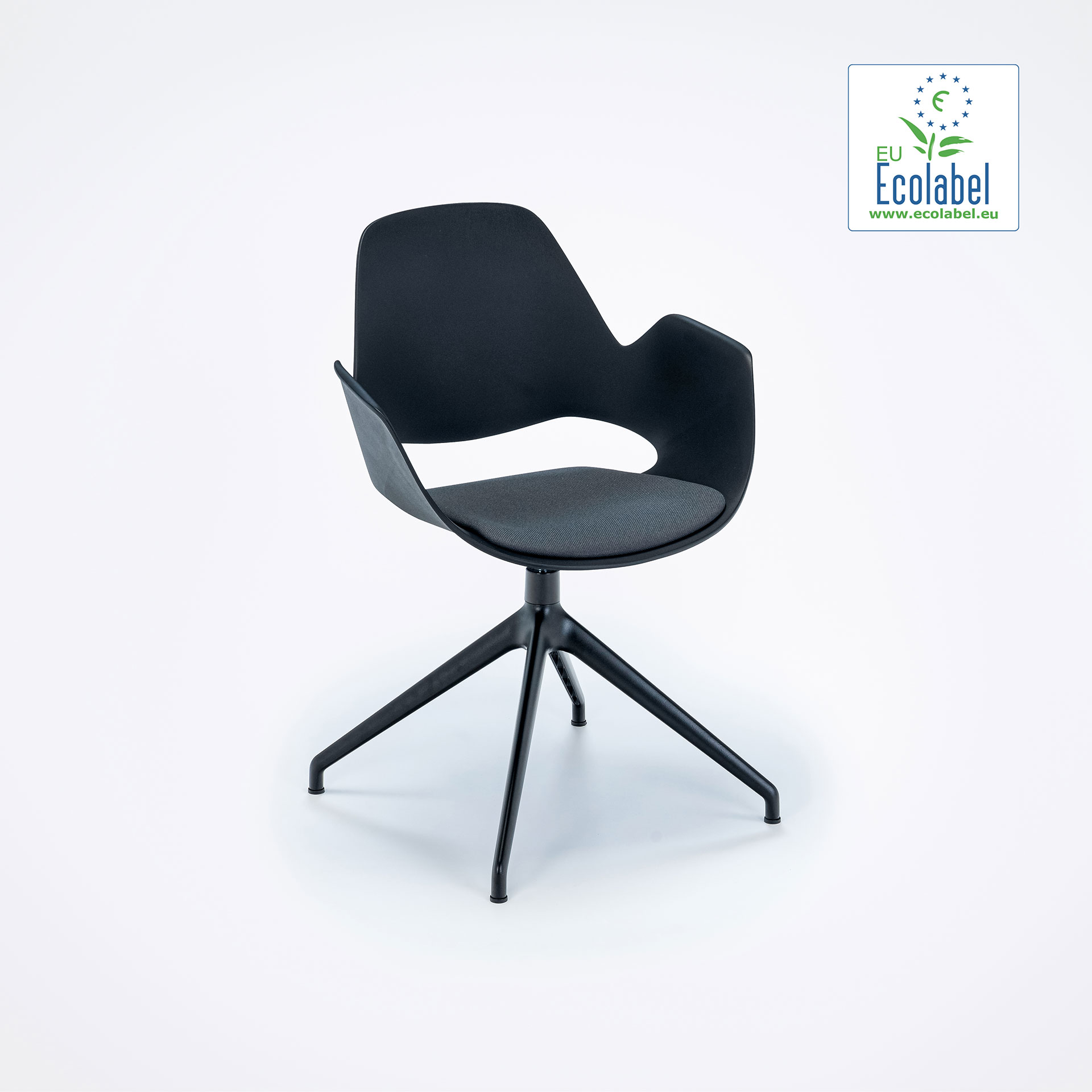 falk with armrest and padded seat swivel  houe